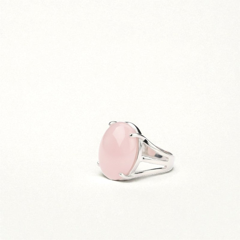 Love Bezel Ring Flexi Size | Rose Quartz β For Men | Includes: Ring