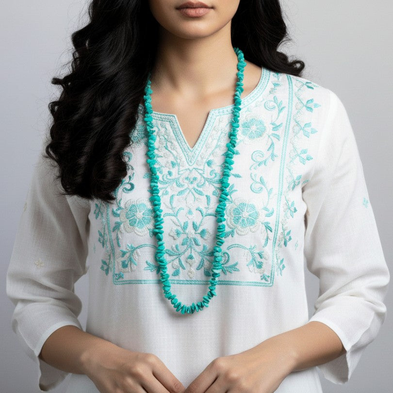 Power Pulse Necklace | Amazonite Stone - For All | Includes: Necklace
