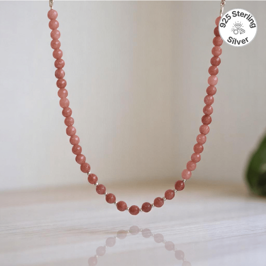 Little Sunshine Necklace | 925 Silver & Sunstone - For Girl Kids | Includes: Necklace