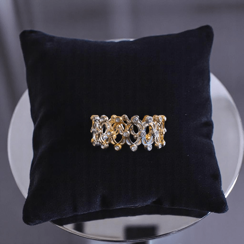 Dual Shade Convertible Ring/Bracelet | 925 Silver - For Women | Includes: Ring/Bracelet