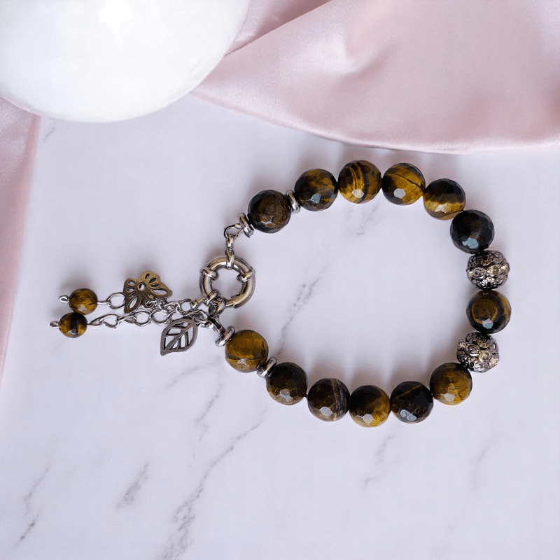 Divine Drape Bracelet | Tiger Eye Stone - For Women | Includes: Bracelet