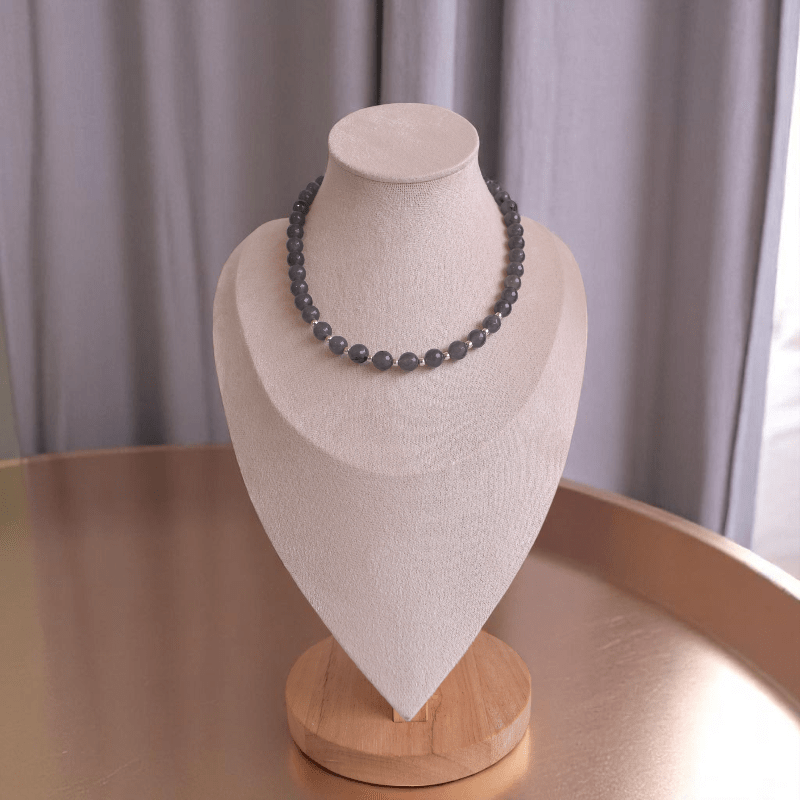 Little Light Necklace | 925 Silver & Agate - For Girl Kids | Includes: Necklace
