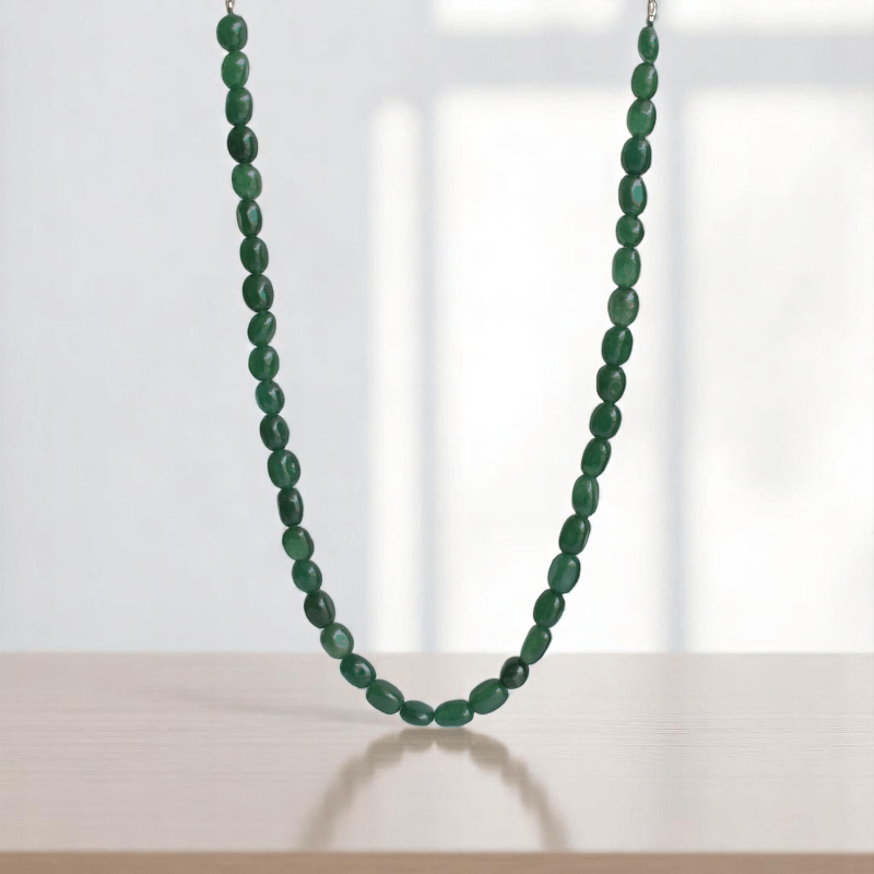 Emerald Dream Necklace | 925 Silver & Jade - For All | Includes: Necklace