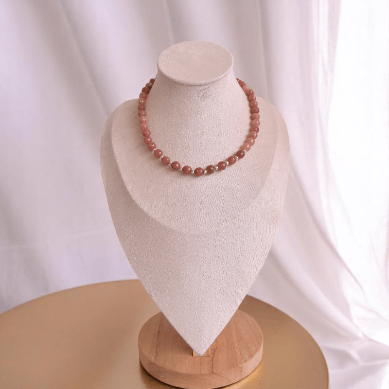 Little Sunshine Necklace | 925 Silver & Sunstone - For Girl Kids | Includes: Necklace