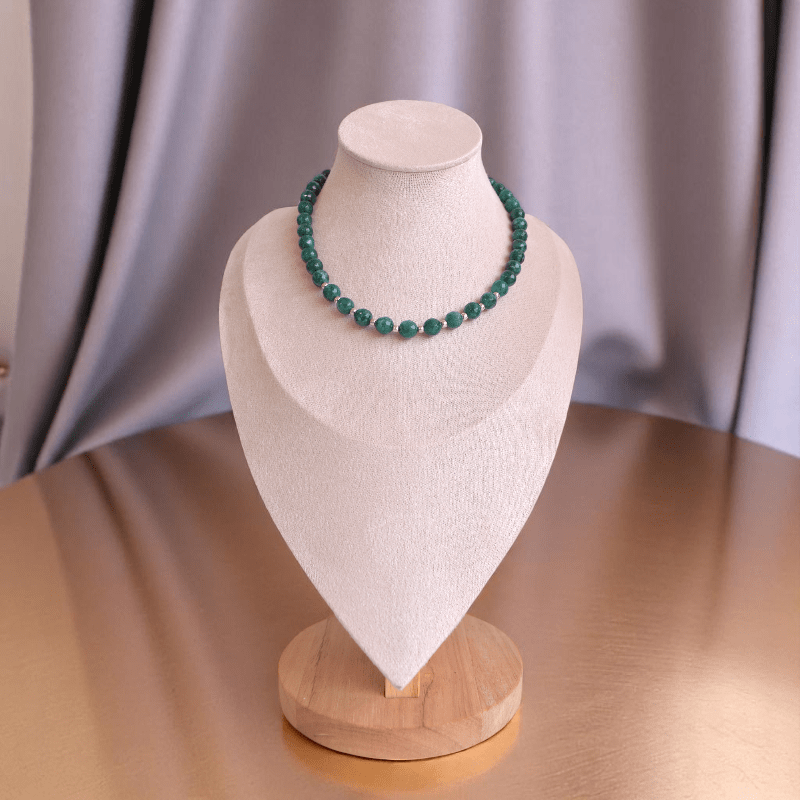 Cheerful Crystal Necklace | 925 Silver & Agate Stone- For Girl Kids | Includes: Necklace