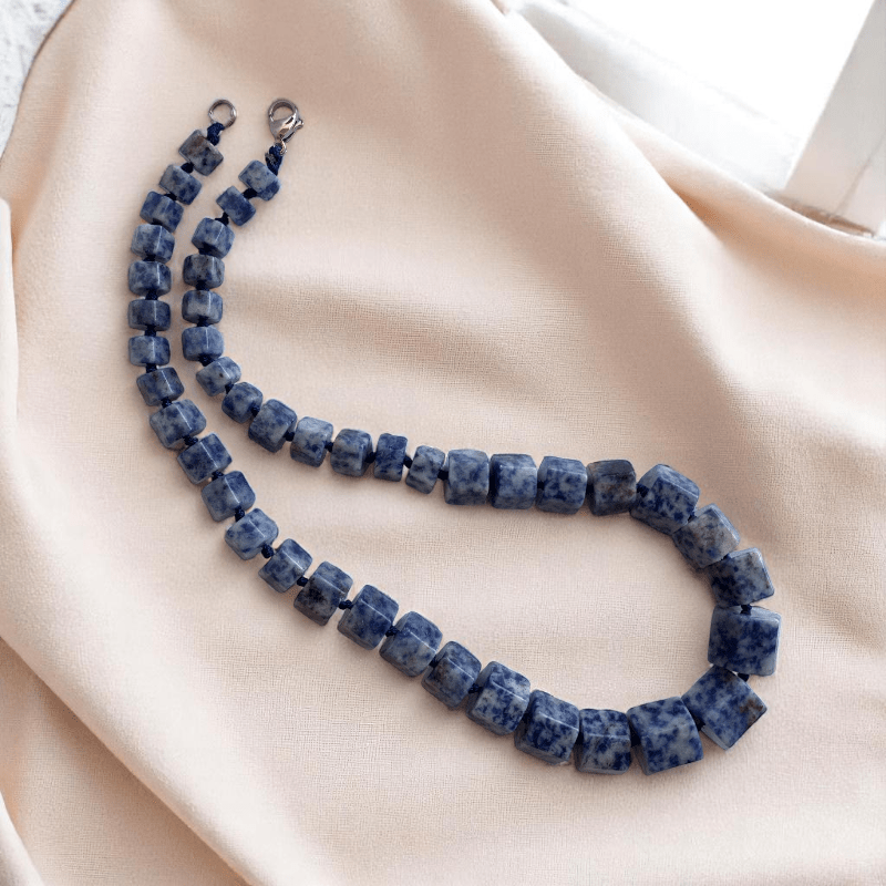 Calming Sodalite Necklace | Sodalite Stone - For Women | Includes: Necklace