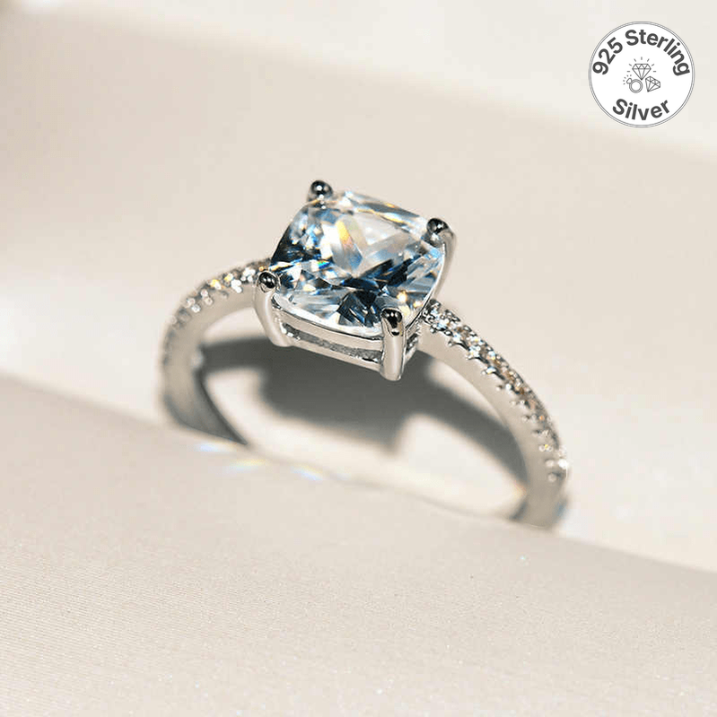 Crown Blaze Ring | 925 Silver & Zircon - For Women | Includes: Ring