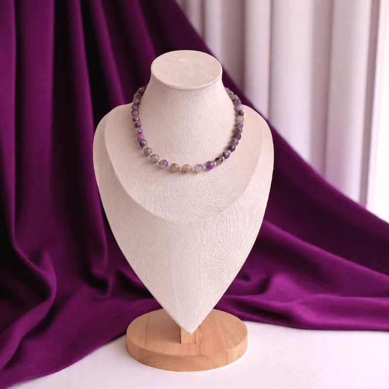 Purple Pixie Necklace | 925 Silver & Amethyst Stone - For Girl Kids | Includes: Necklace