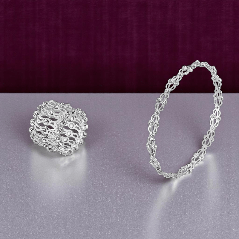 Elegant Convertible Ring/Bracelet | 925 Silver - For Women | Includes: Ring/Bracelet