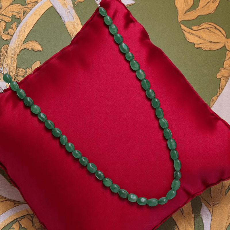 Emerald Dream Necklace | 925 Silver & Jade - For All | Includes: Necklace