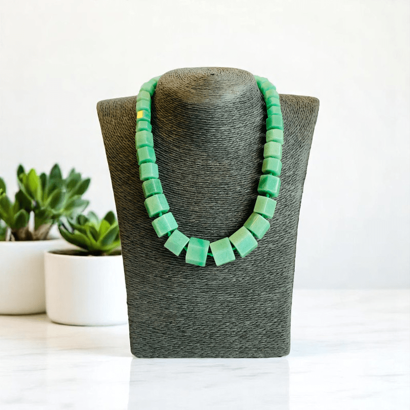 Emerald Drift Necklace | Aventurine Stone - For Women | Includes: Necklace