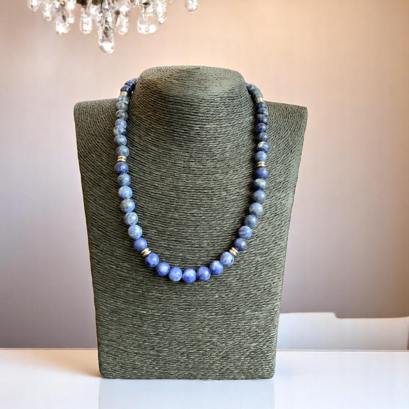Soothe Sodalite Set | Sodalite - For Unisex | Includes: Necklace & Bracelet
