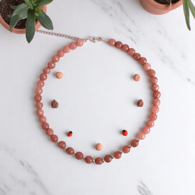 Little Sunshine Necklace | 925 Silver & Sunstone - For Girl Kids | Includes: Necklace
