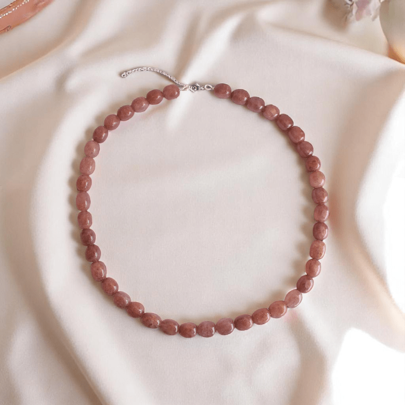 Universal Sunstone Necklace | 925 Silver & Sunstone - For All | Includes: Necklace