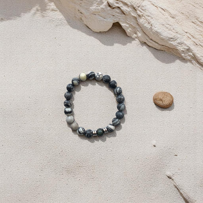 Fiery Tiger Eye Set | Red Tiger Eye - For Unisex | Includes: Necklace & Bracelet