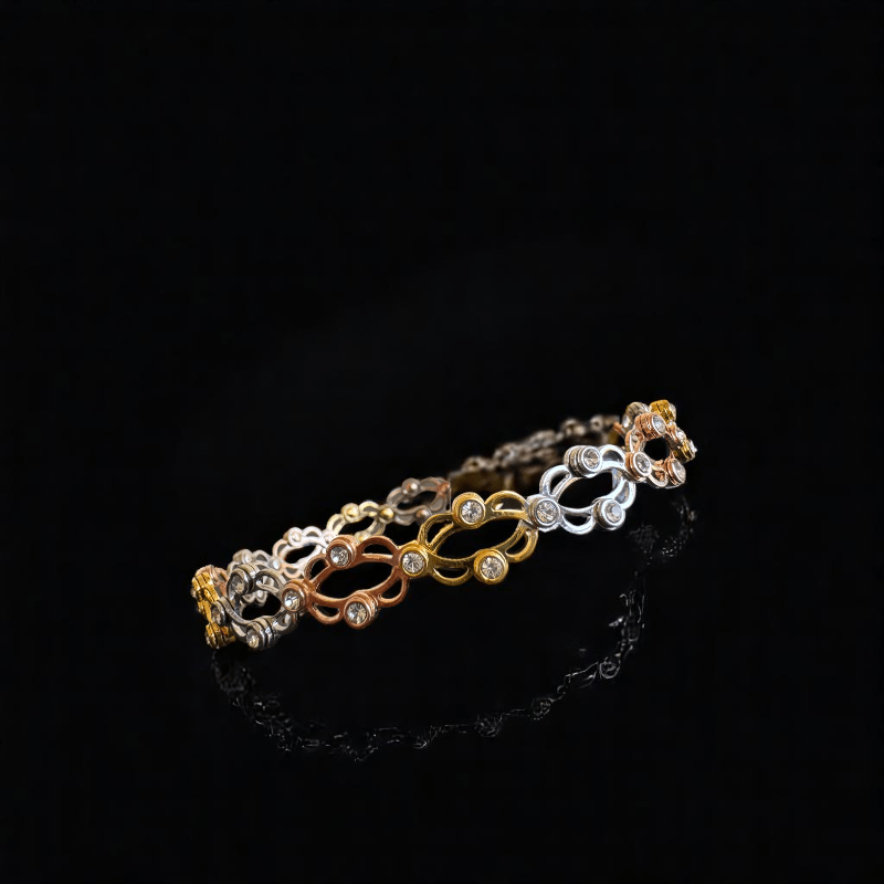 Dual Shade Convertible Ring/Bracelet | 925 Silver - For Women | Includes: Ring/Bracelet
