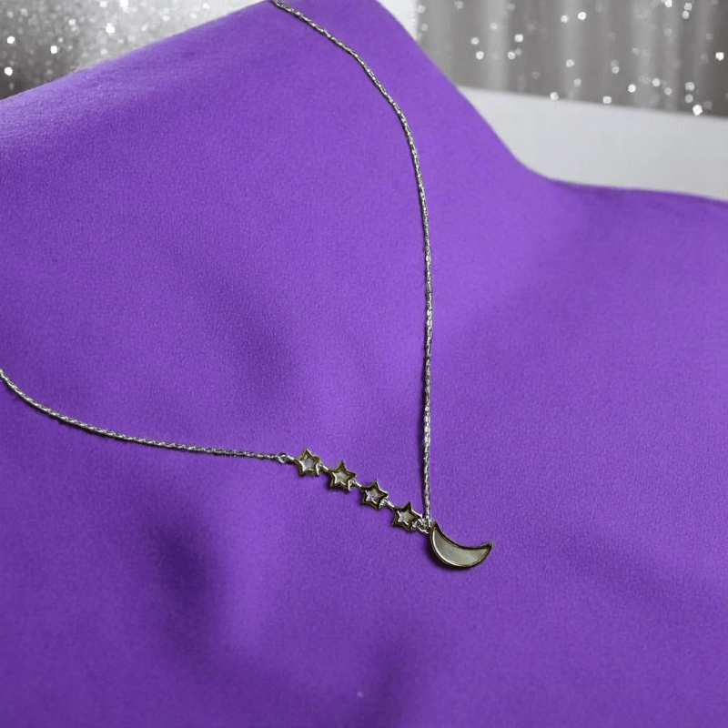 Twilight Orbit Necklace | 925 Silver - For Women | Includes: Necklace