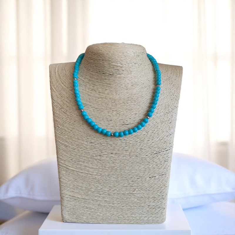 Ocean Turquoise Set | Turquoise - For Kids Girls | Includes: Necklace & Bracelet