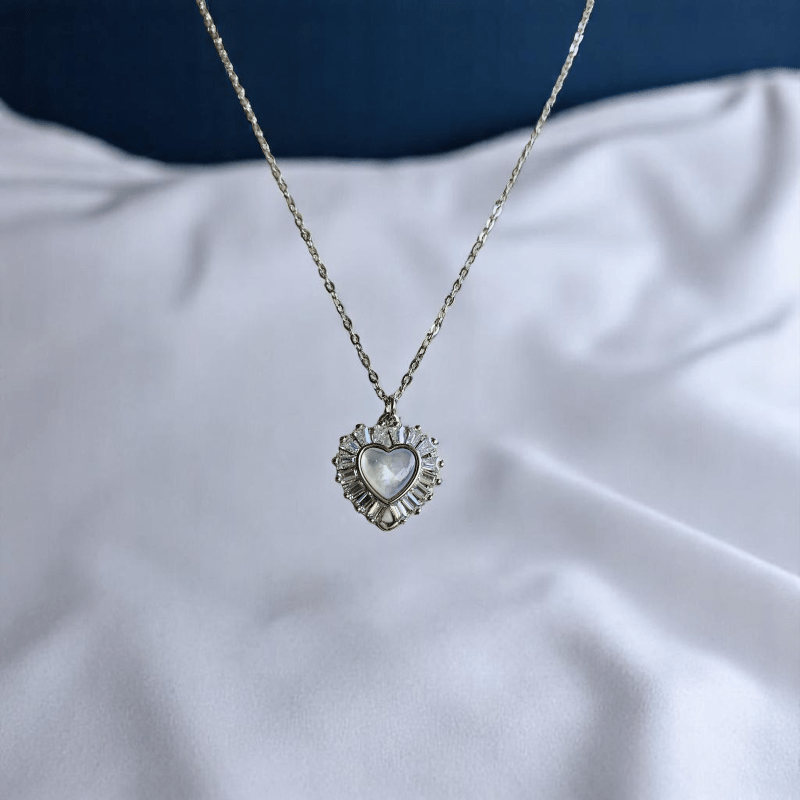Shimmering Love Necklace | 925 Silver - For Women | Includes: Necklace