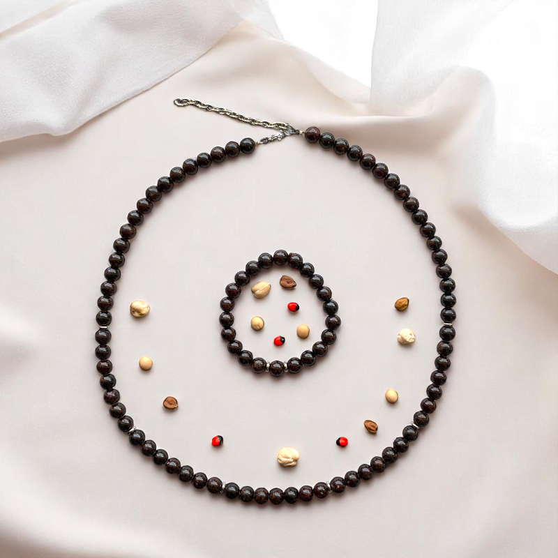 Passion Garnet Set | Garnet - For Unisex | Includes: Necklace & Bracelet