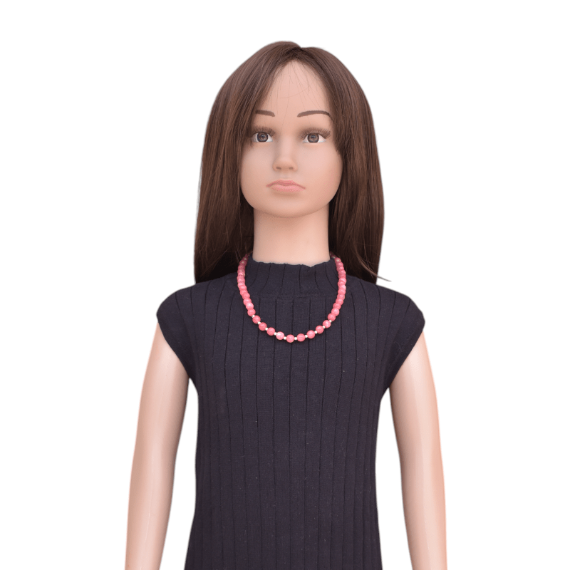 Joy Charm Necklace | 925 Silver & Rhodonite Stone - For Girl Kids | Includes: Necklace