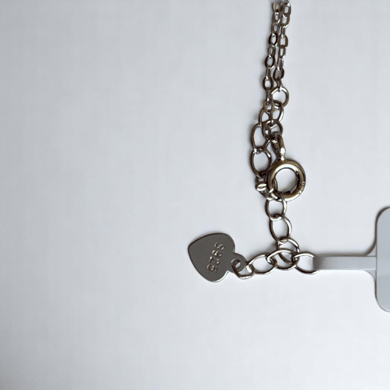 Shimmering Love Necklace | 925 Silver - For Women | Includes: Necklace