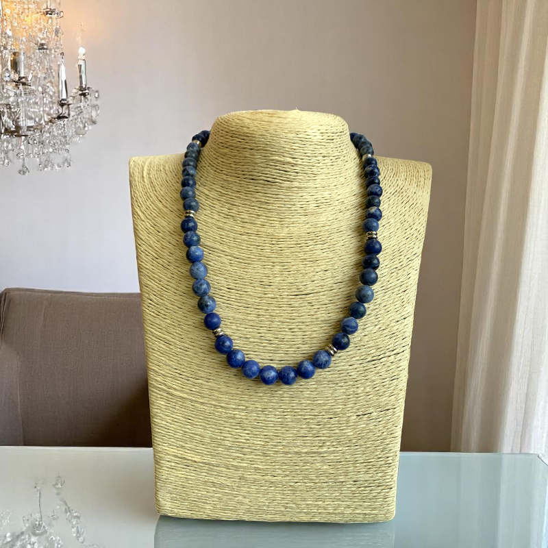 Soothe Sodalite Set | Sodalite - For Unisex | Includes: Necklace & Bracelet