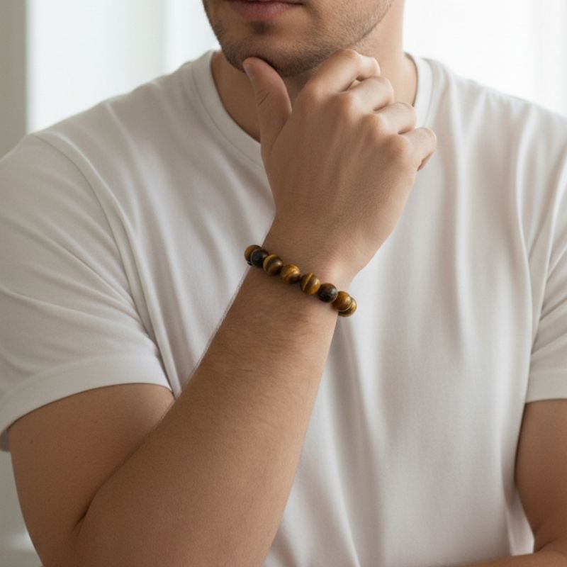 Brave Bracelet | Tiger Eye - For Unisex | Includes: Bracelet