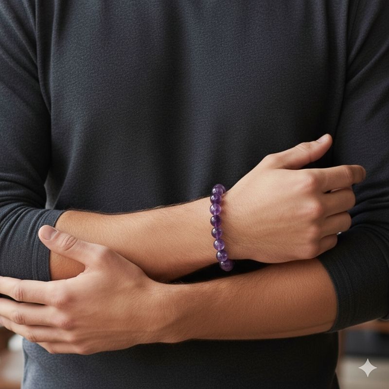 Calm Bracelet | Amethyst - For Unisex | Includes: Bracelet