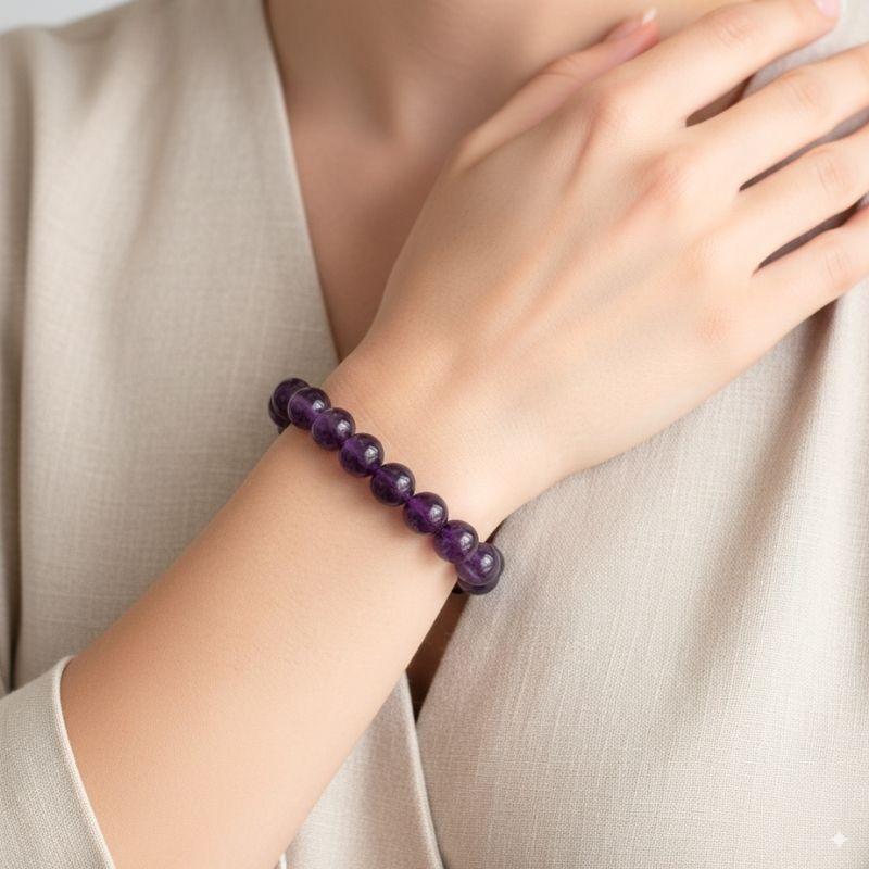 Calm Bracelet | Amethyst - For Unisex | Includes: Bracelet