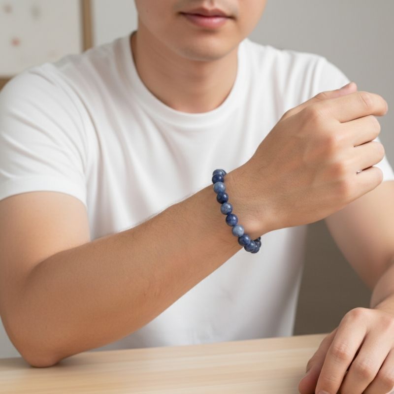 Calm Bracelet | Blue Aventurine - For Unisex | Includes: Bracelet