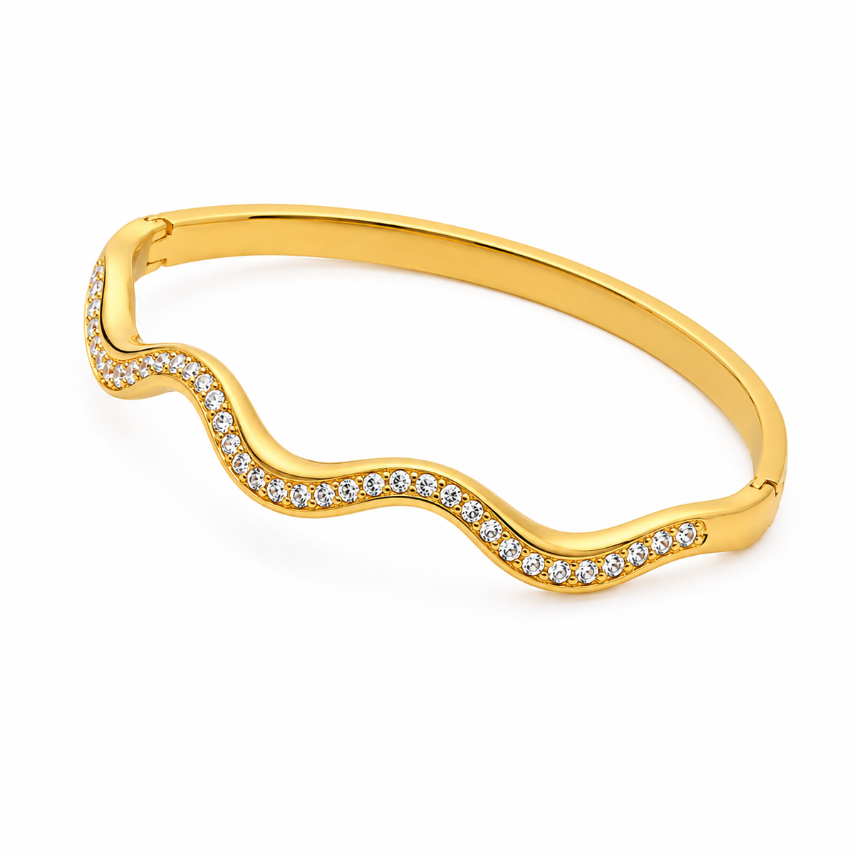 Serpentine SLIM SPARKLE Bangle | Gold-Tone - For Women | Includes: Bangle