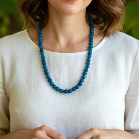 Clarity Necklace | Blue Apatite - For Women | Includes: Necklace