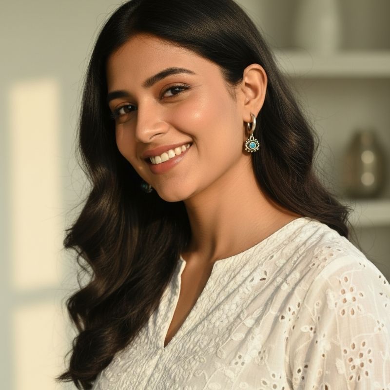 Classic Evil Eye Earrings | 925 Silver - For Women | Includes: Earrings