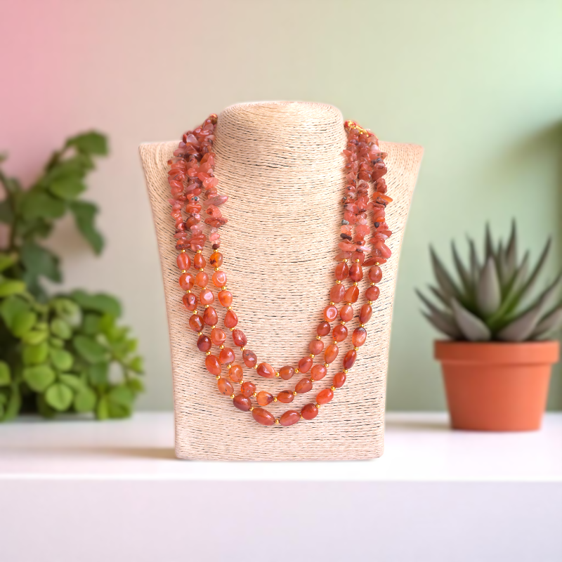 Enchanted Elegance Layered Necklace | Caroline Stone - For Women | Includes: Necklace