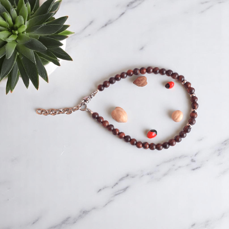 Jungle Whirl Anklet | Tiger Eye Stone - For Girl Kids | Includes: Anklet