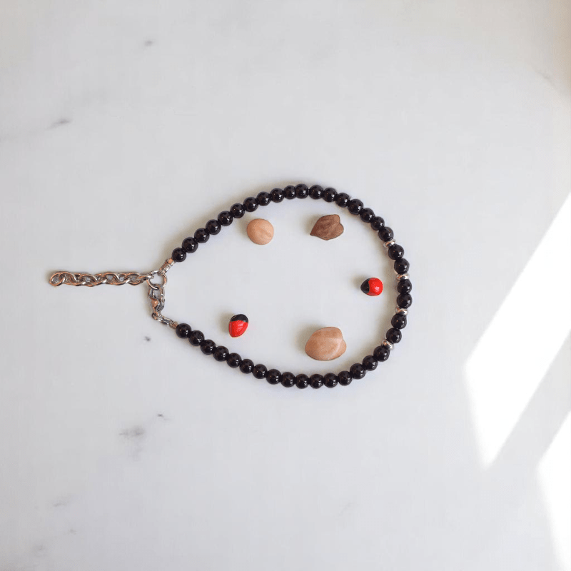 Protective Obsidian Anklet | Obsidian Stone - For Girl Kids | Includes: Anklet