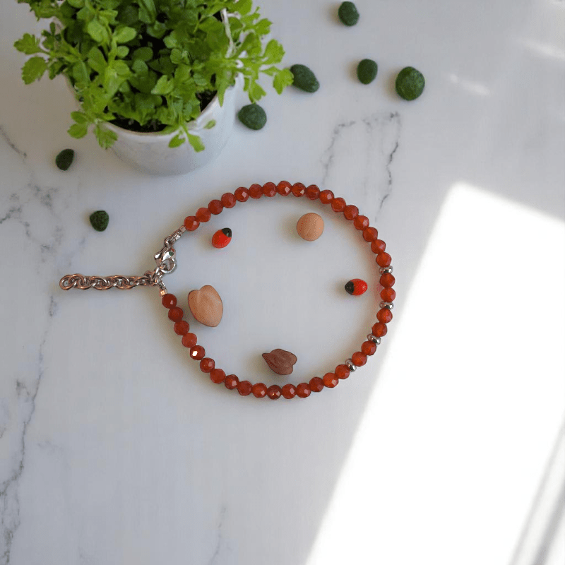 Playful Onyx Anklet | Onyx Stone - For Girl Kids | Includes: Anklet