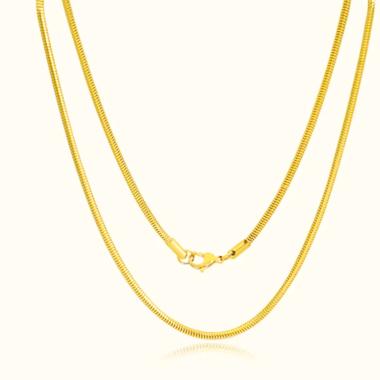 Long Layered Necklace | 18K PVD Gold Plated - For Women | Includes: Necklace