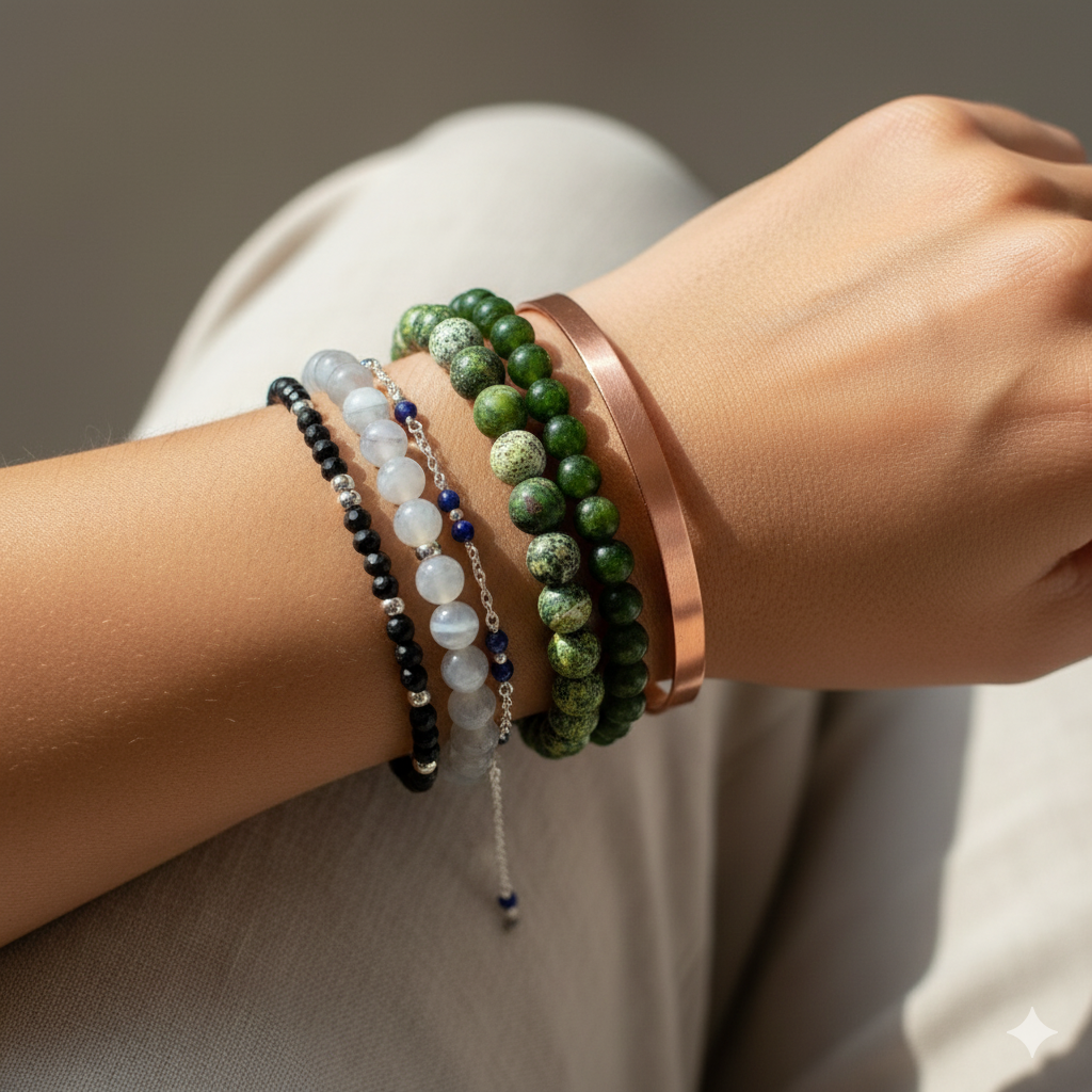 Endurance Stacked Bracelet Set Of 2 | Rhyolite | Includes: Bracelets (Set of 2)