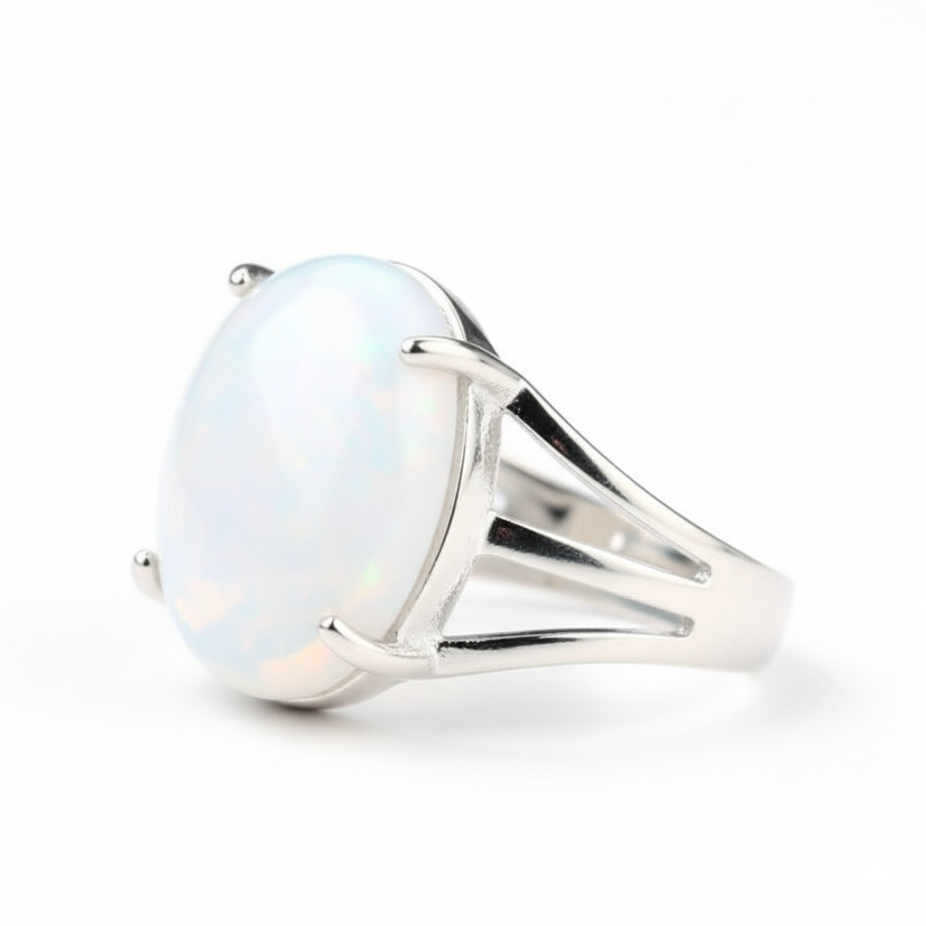 Inspiration Bezel Ring Flexi Size | Syn. Opal β For Men | Includes: Ring