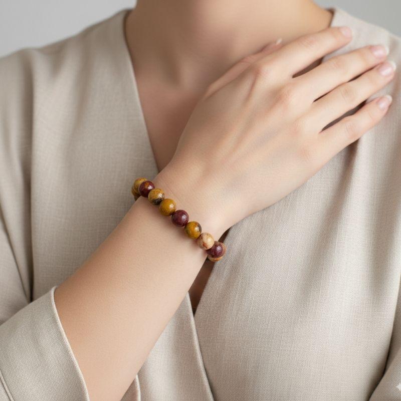 Grounded Bracelet | Mookaite - For Unisex | Includes: Bracelet