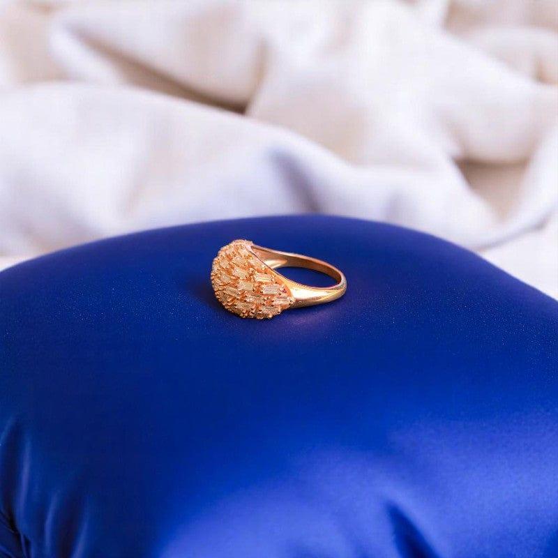 Garden Glow Ring | 925 Silver & Rose Gold Plating - For Women | Includes: Ring