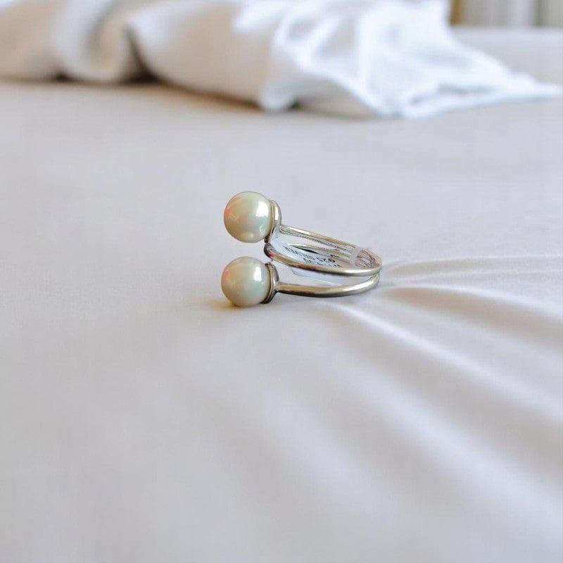 Celestial Pearl Ring | 925 Silver & Pearl - For Women | Includes: Ring
