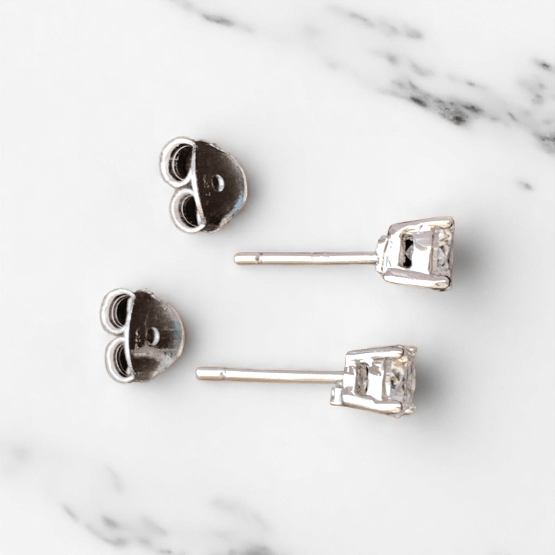 Timeless Shine Earrings | 925 Silver & Zircon - For Women | Includes: Earrings