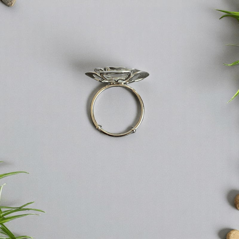 Petal Grace Ring | 925 Silver & Zircon - For Women | Includes: Ring