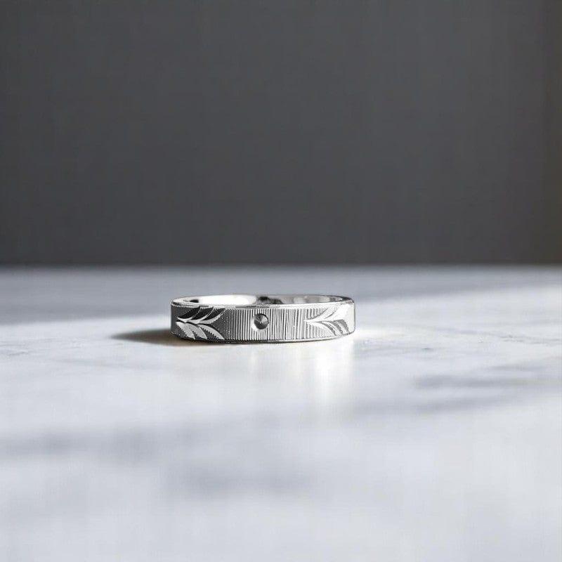 Modern Dot Arrow Ring | 925 Silver - For Men | Includes: Ring