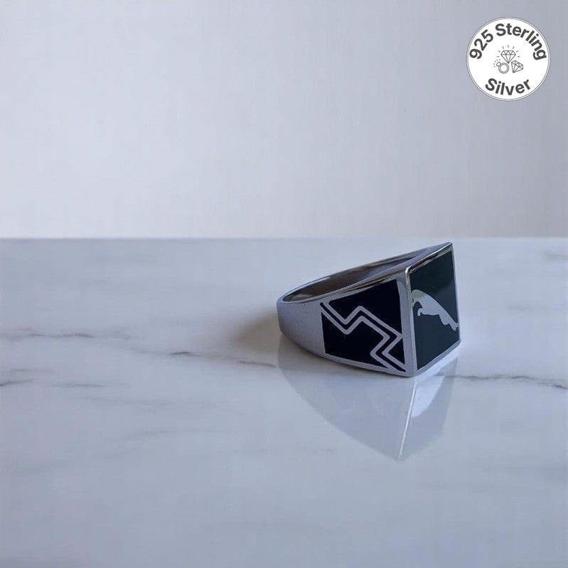 Powerful Jaguar Ring | 925 Silver - For Men | Includes: Ring