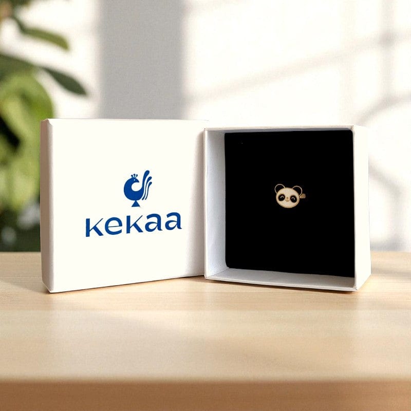 Spinning Panda Ring | 18K PVD Gold Plated - For Women | Includes: Ring