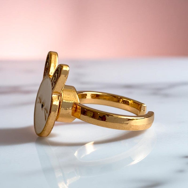 Spinning Bunny Ring | 18K PVD Gold Plated - For Women | Includes: Ring